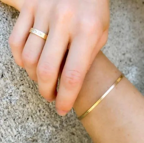 14k Gold 3 Diamond Ring