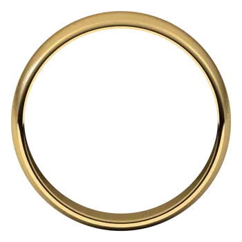 14k Gold 5mm Half Round Light Classic Wedding Band