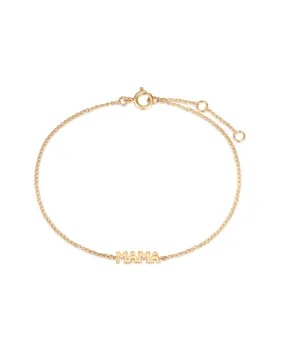 14k Mama Bracelet