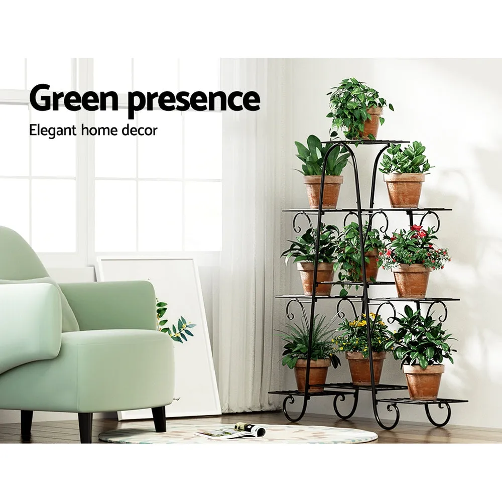 9-Tier Metal Plant Stand, Rust-Resistant, Indoor/Outdoor - Artiss