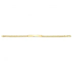 9ct Yellow Gold Ladies ID Bracelet BR249