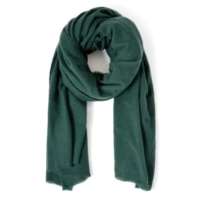 Accessorize London Women's Green Wells Supersoft Blanket