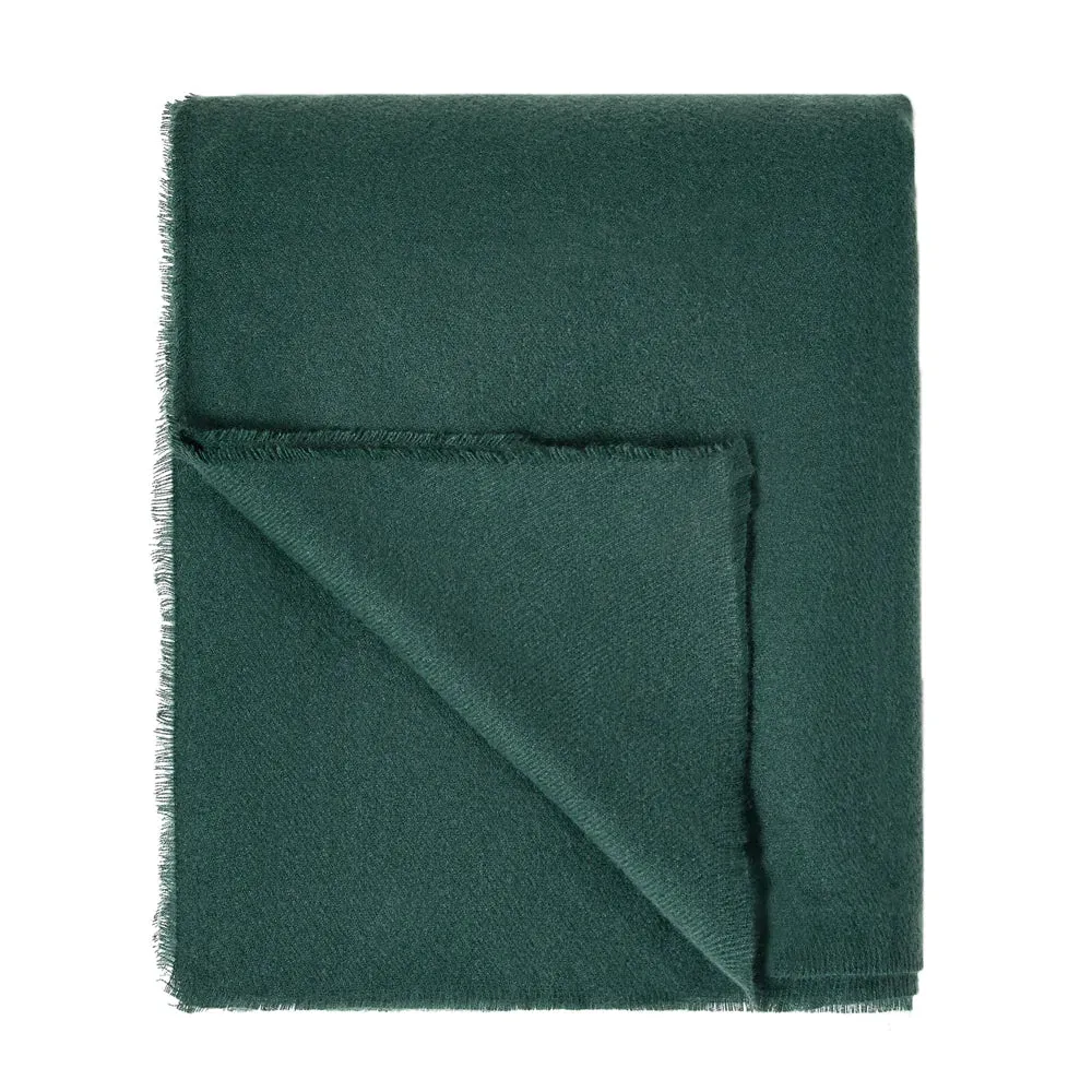 Accessorize London Women's Green Wells Supersoft Blanket