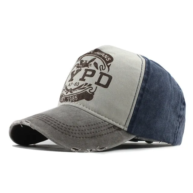 Aidase  5 panel hip hop snapback hats couples hat Man Woman pure cotton baseball caps do old pirate ship anchor gorras wash cap