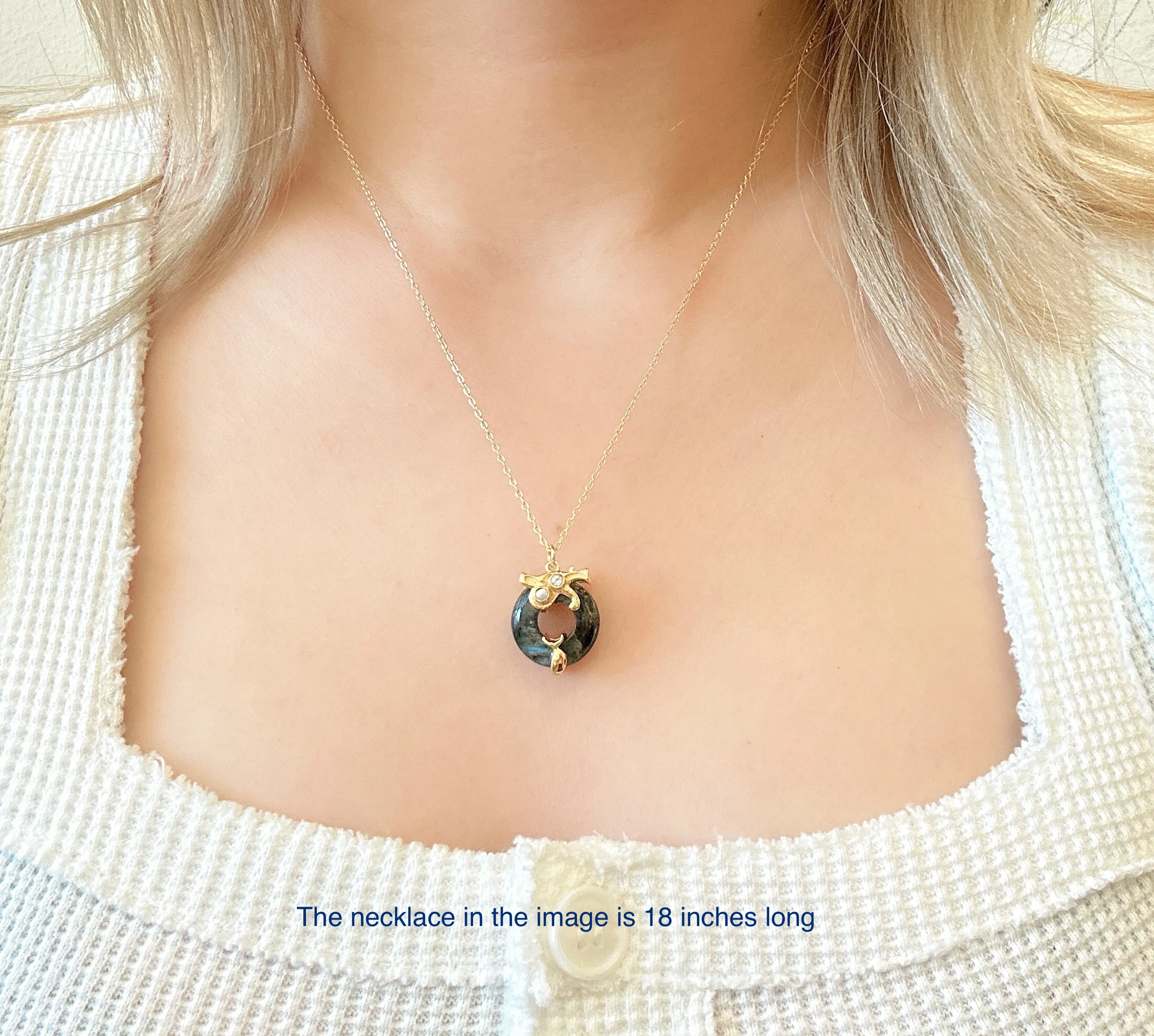 Amare Wear Dreamcatcher Amulet with Labradorite