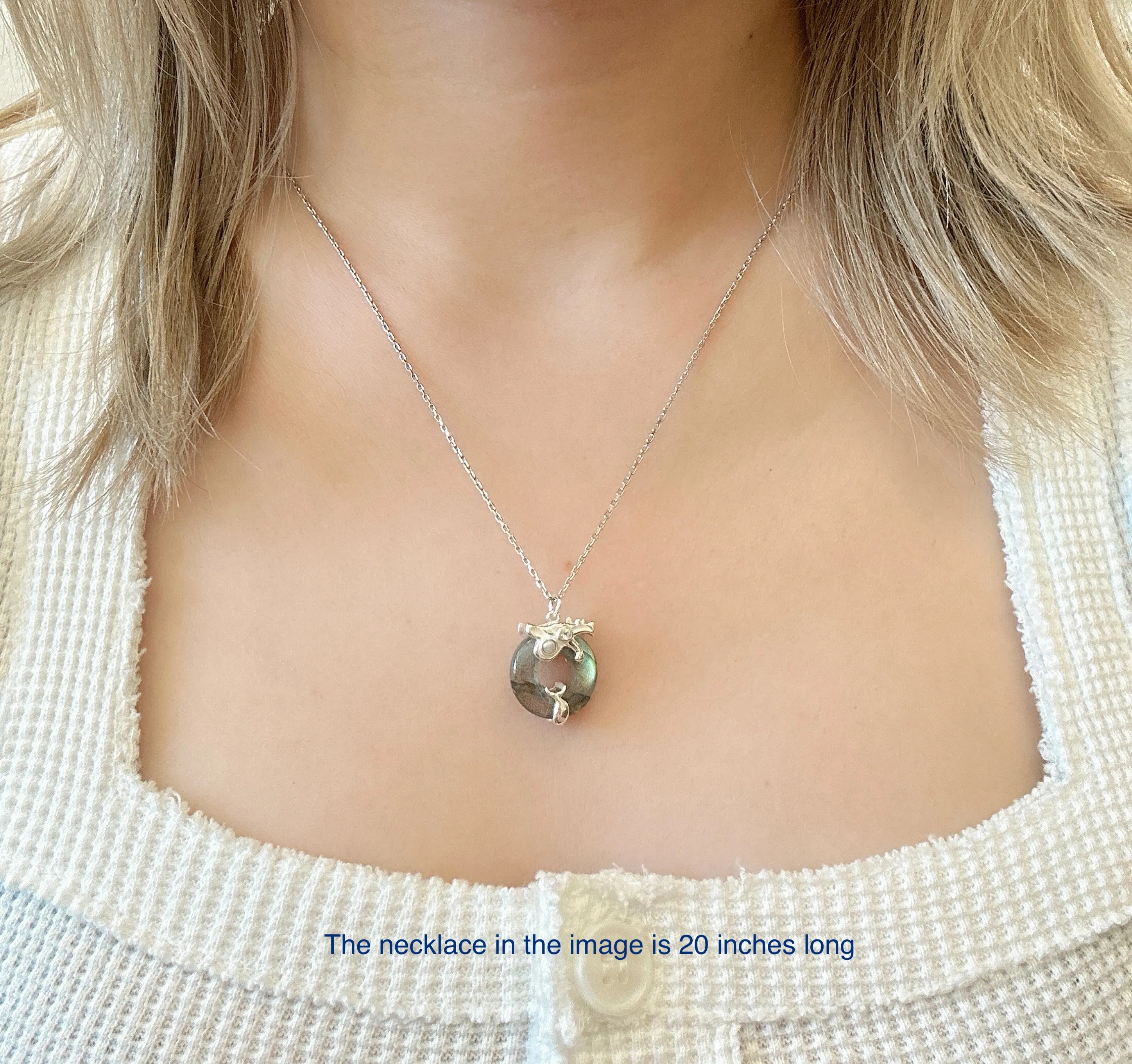 Amare Wear Dreamcatcher Amulet with Labradorite