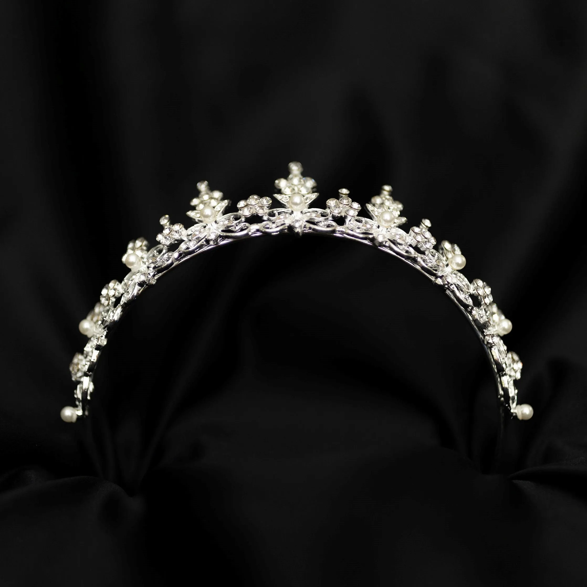 Amber's Tiara in Silver