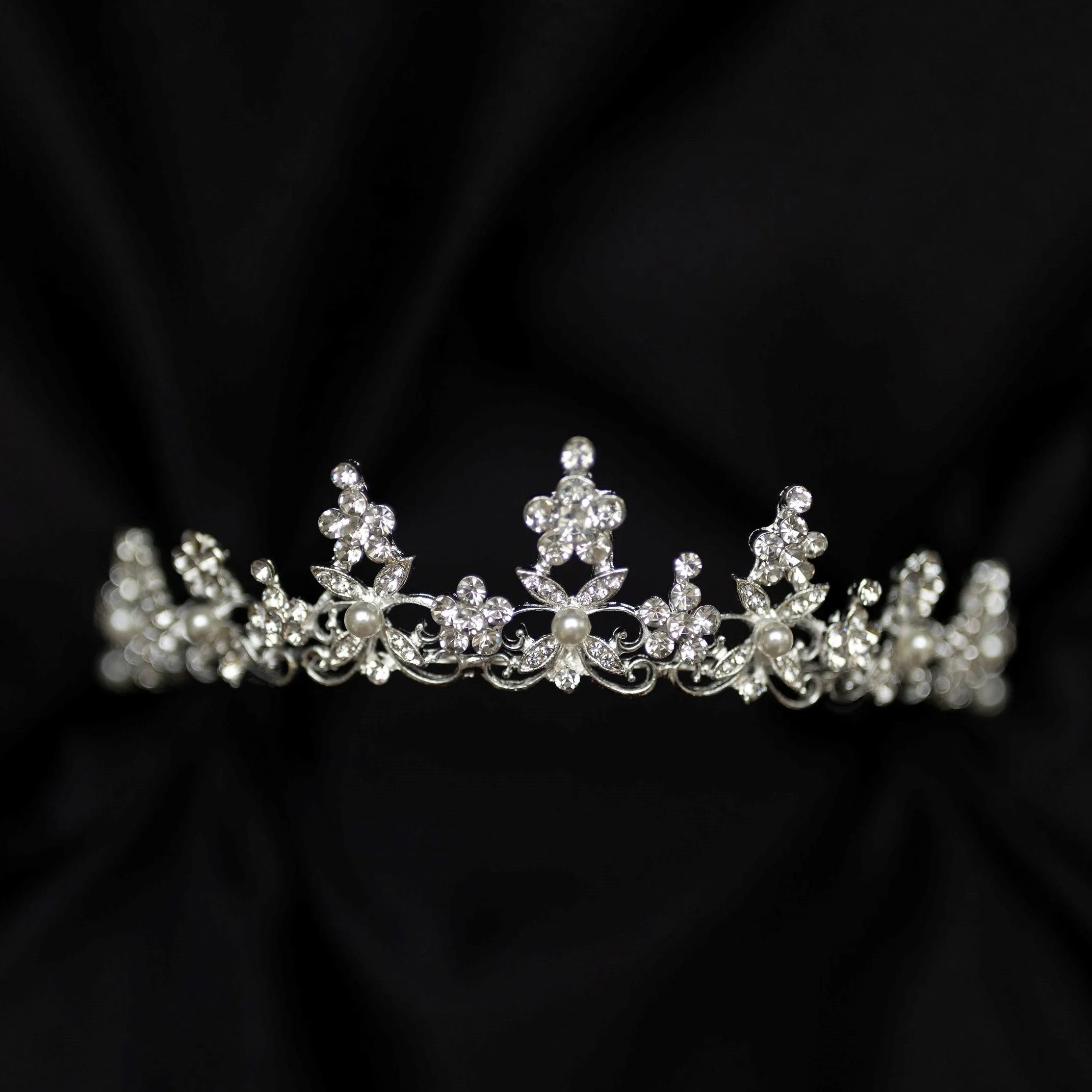 Amber's Tiara in Silver
