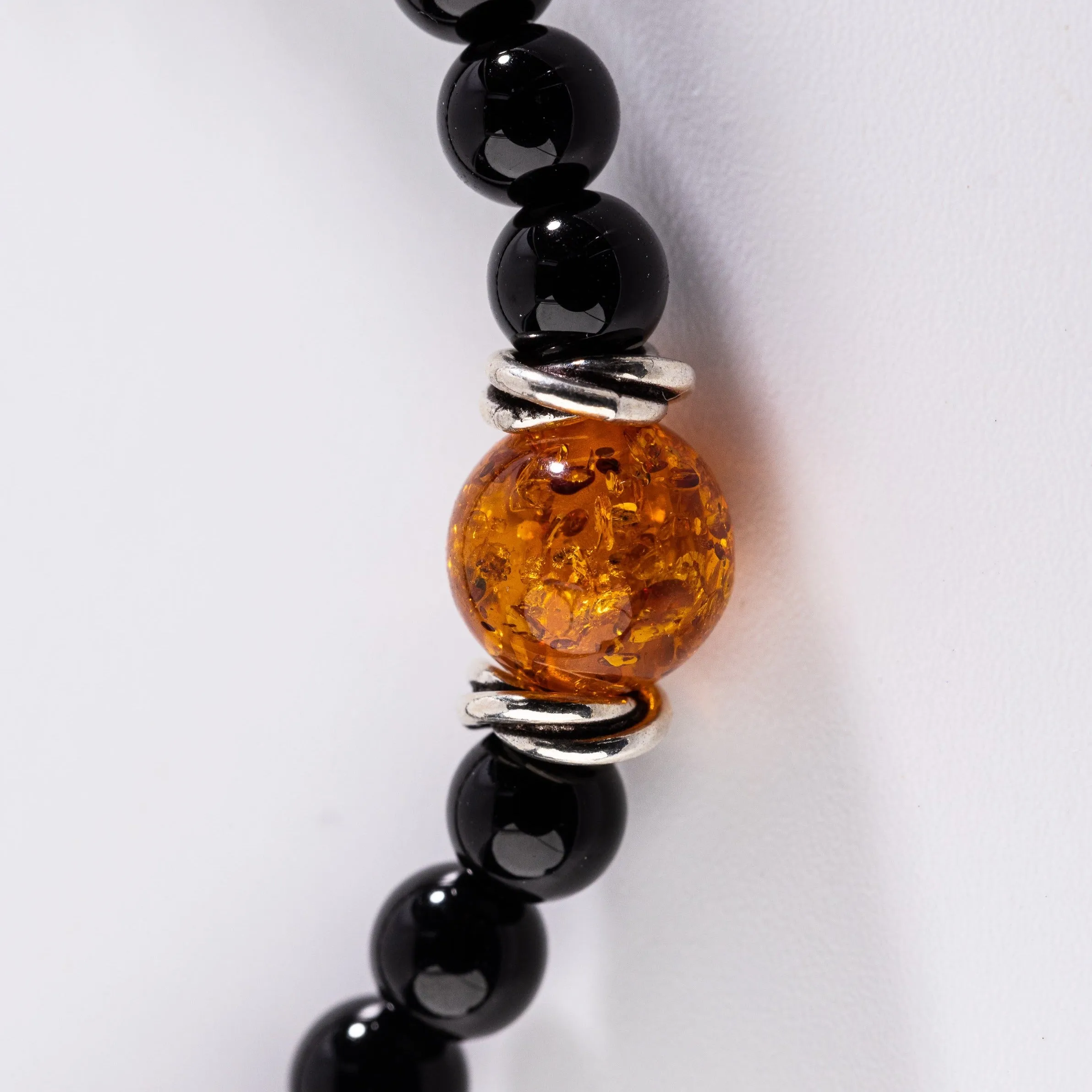 Ancient Amber Protection Signature Stretch Bracelet