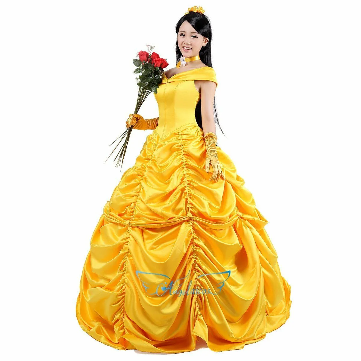 Angelaicos Womens Cosplay Costume Dress Gloves