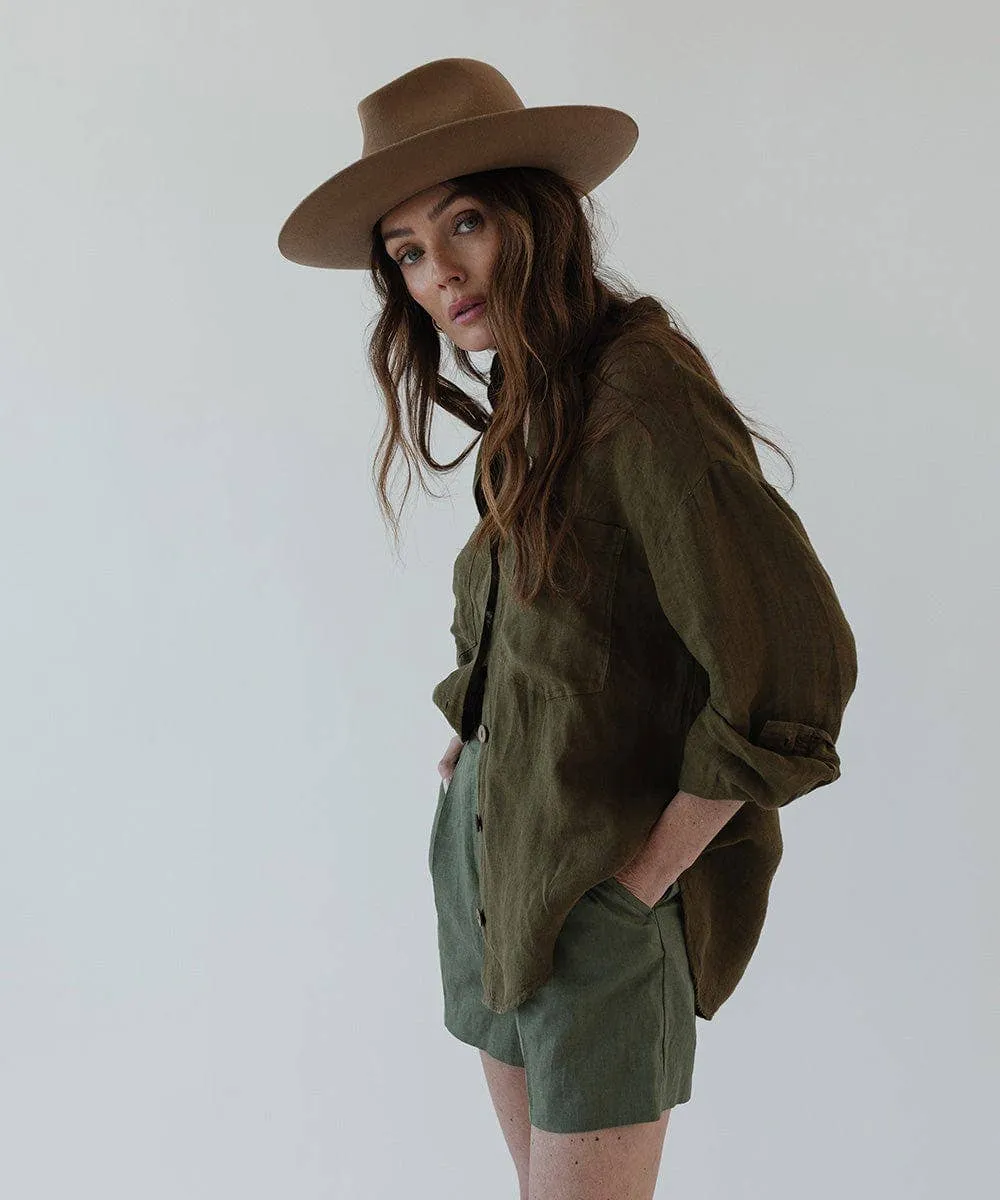 Ava Fedora: Size S/M 57 / Brown