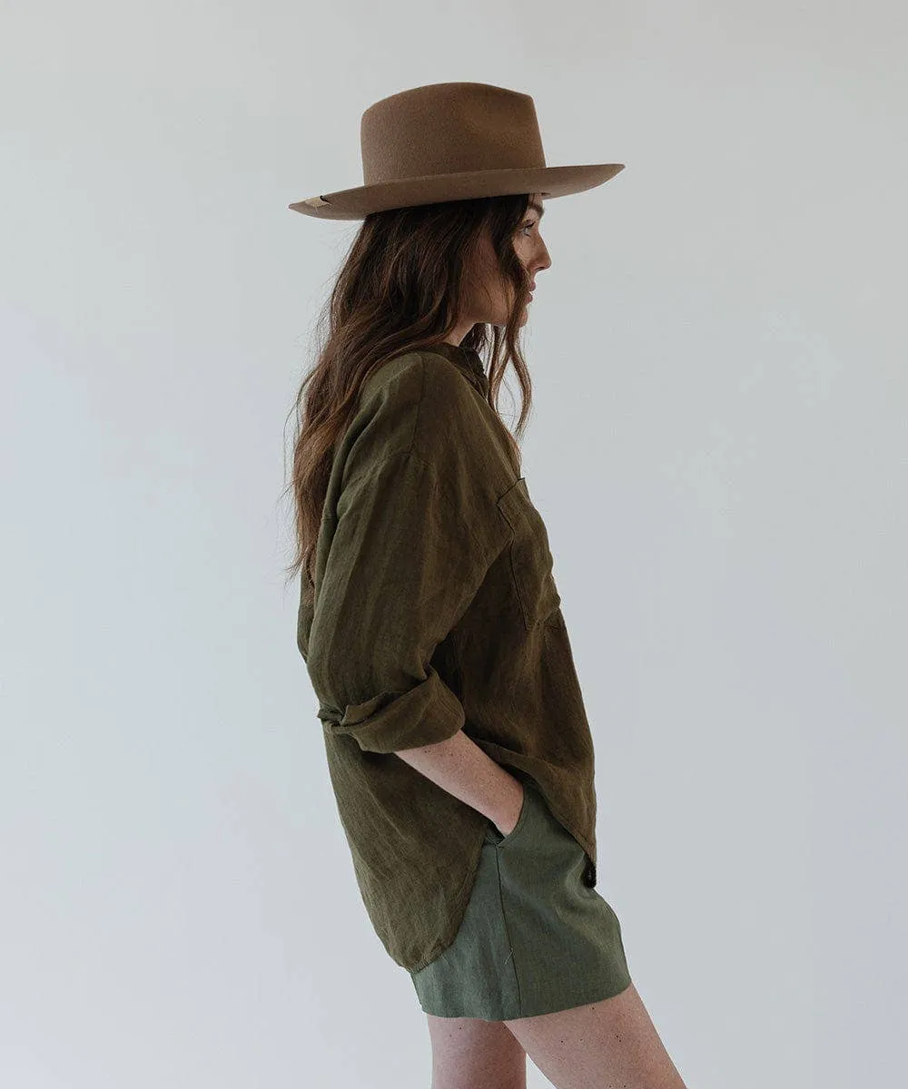 Ava Fedora: Size S/M 57 / Brown