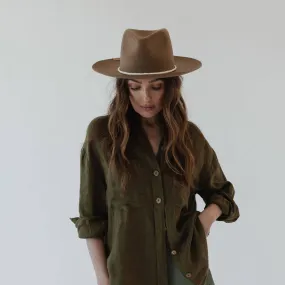 Ava Fedora: Size S/M 57 / Brown