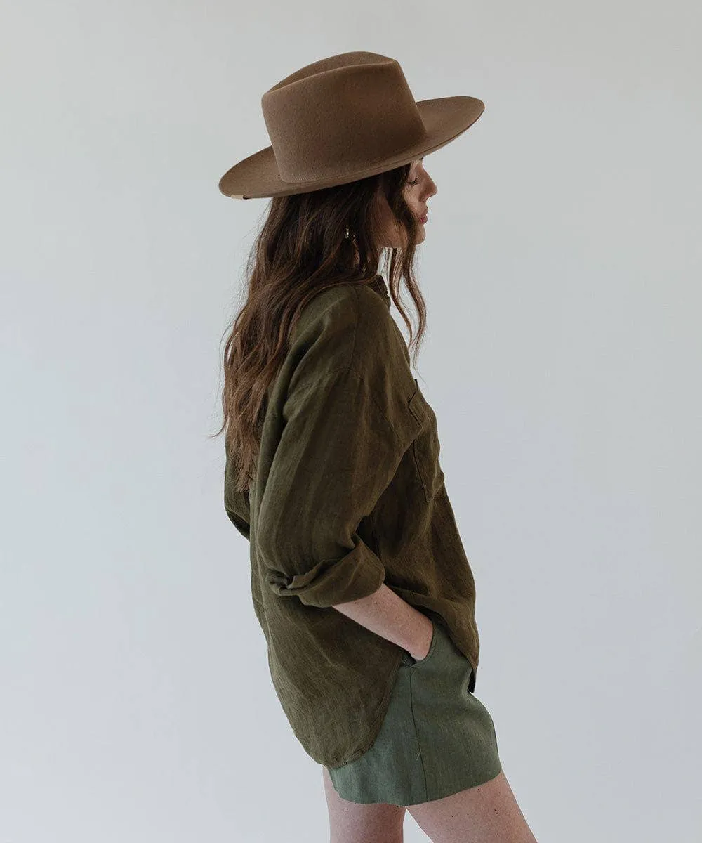 Ava Fedora: Size S/M 57 / Brown
