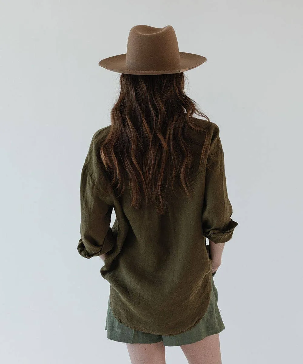 Ava Fedora: Size S/M 57 / Brown