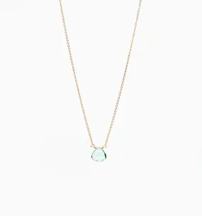 Ava Necklace ~ Blue Topaz