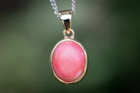 Bamboo Coral Stone Necklace for Ashes