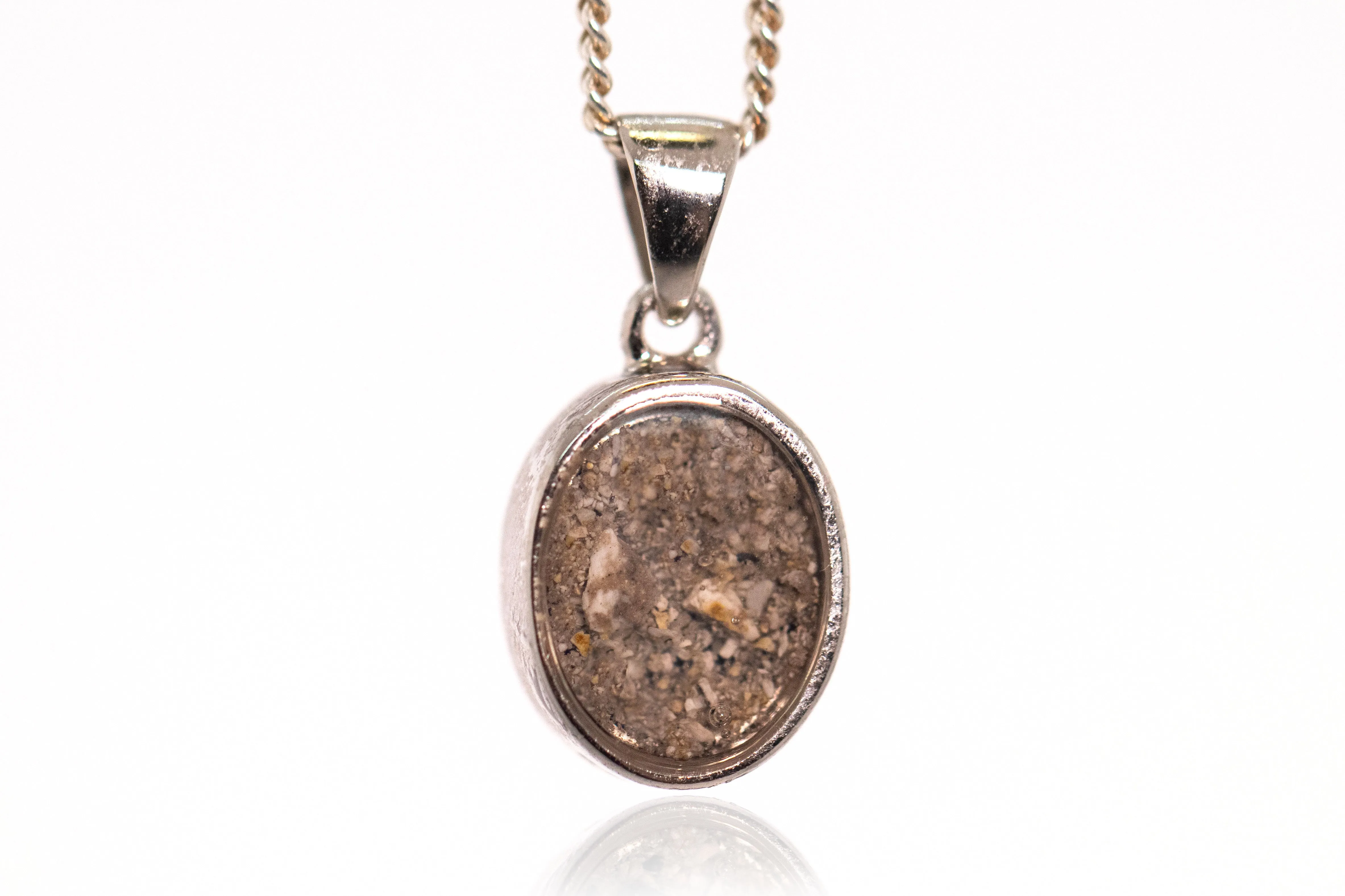 Bamboo Coral Stone Necklace for Ashes