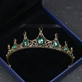 Beguiling Green Crystal Crown