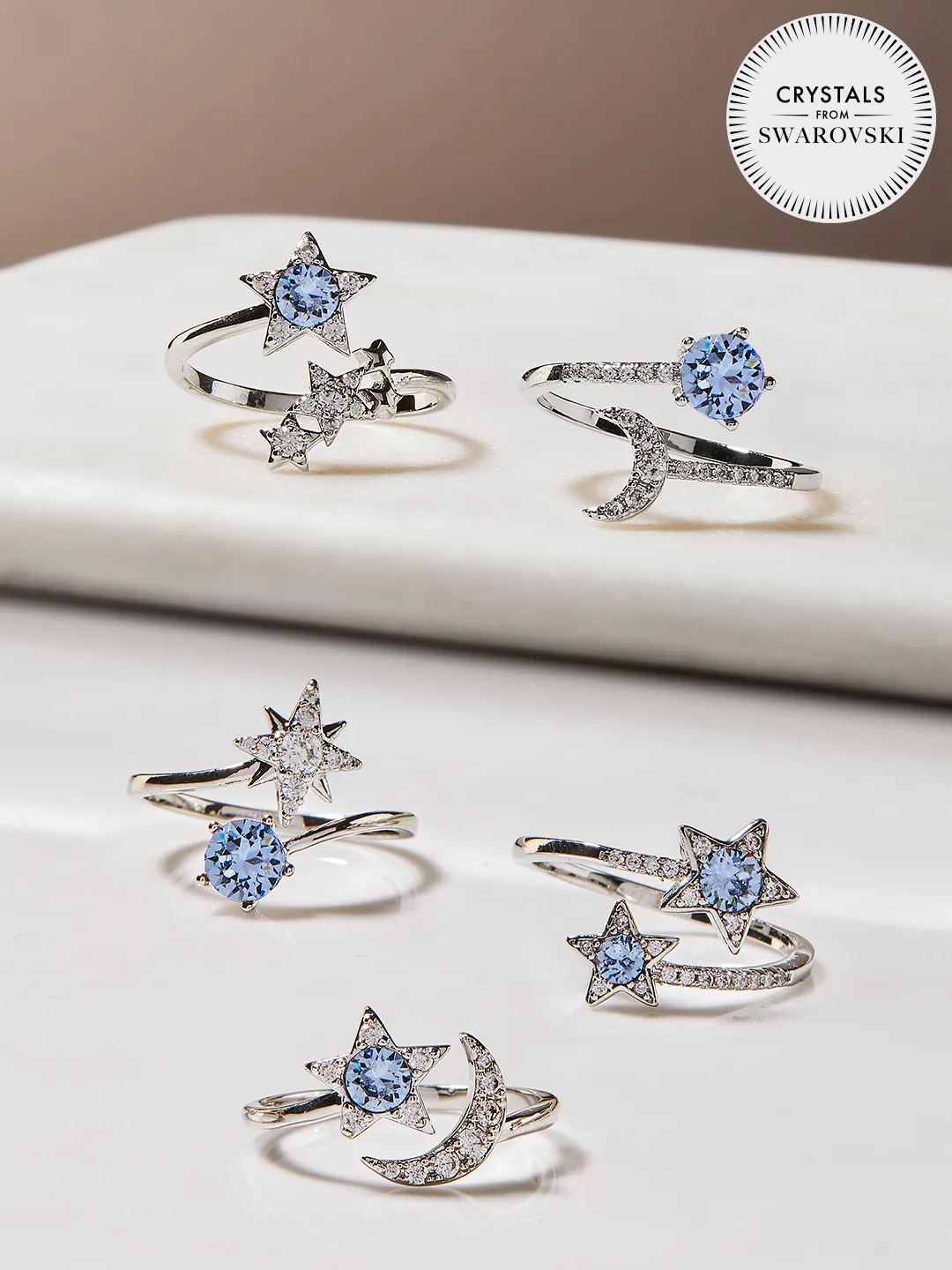 Blue Topaz Candle - Blue Topaz Jewelry Collection Made With Crystals From Swarovski®