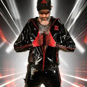 BOXER Shining Sports Jacket, Black/Red