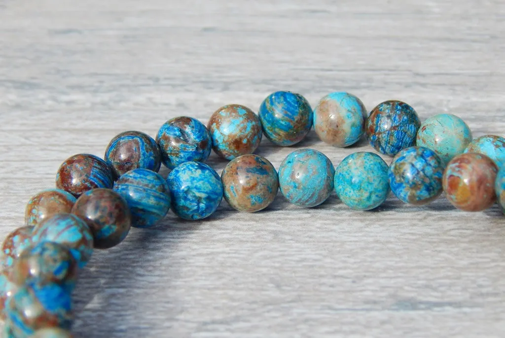 Bracelets for Women - Blue Jasper Beaded Bracelet