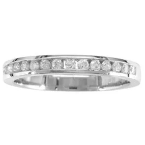 Brilliant cut diamond wedding band .25ct