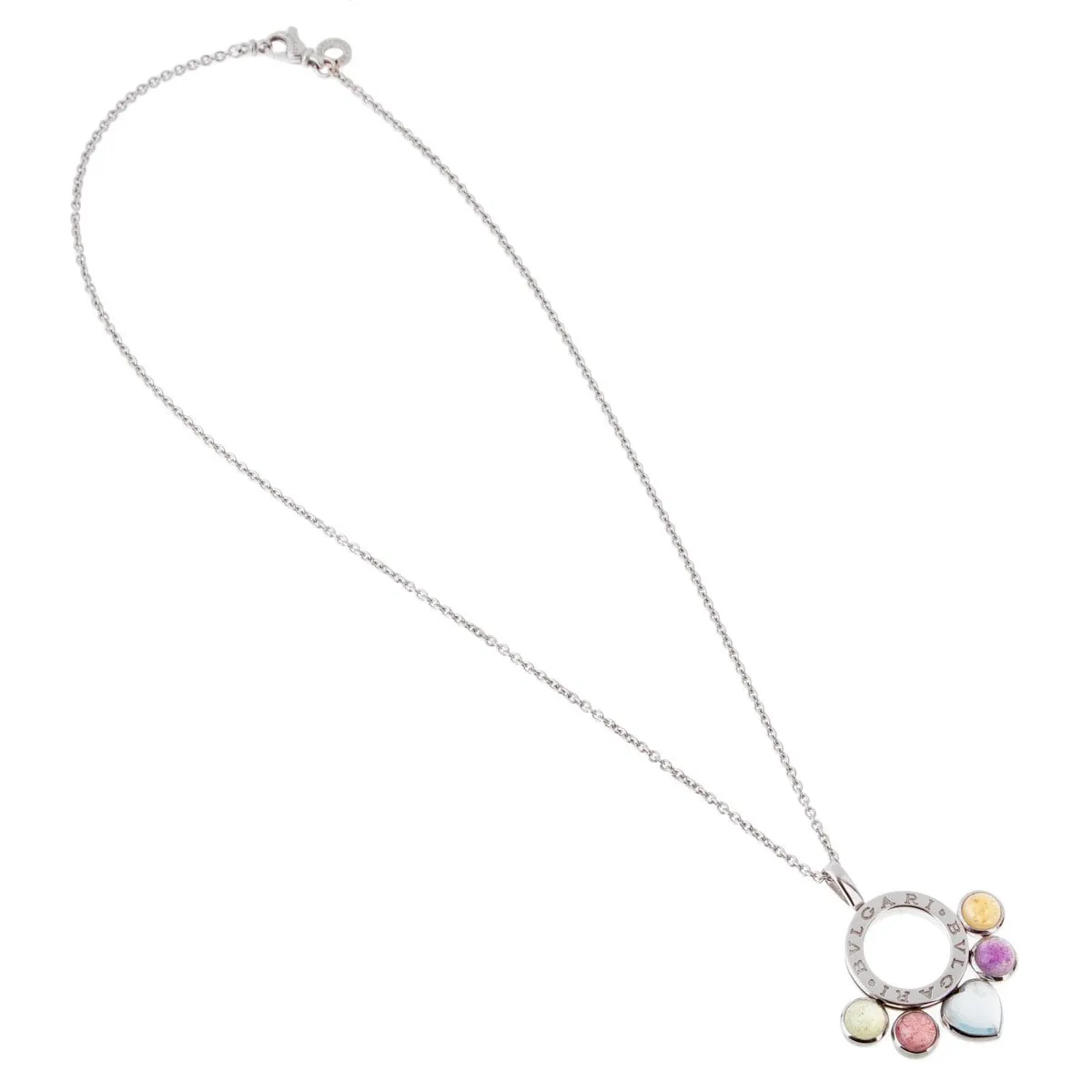 Bvlgari Allegra White Gold Gemstone Necklace