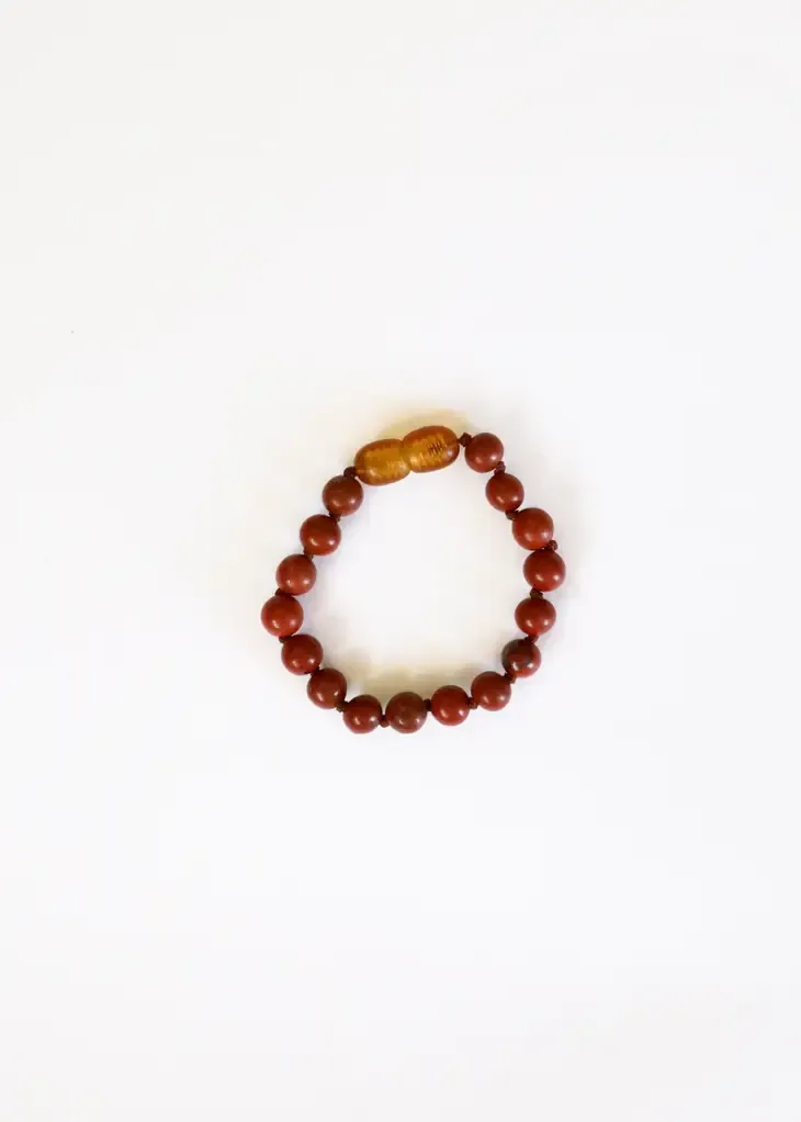 CanyonLeaf Anklet • Bracelet Pure Gemstone | Red Jasper
