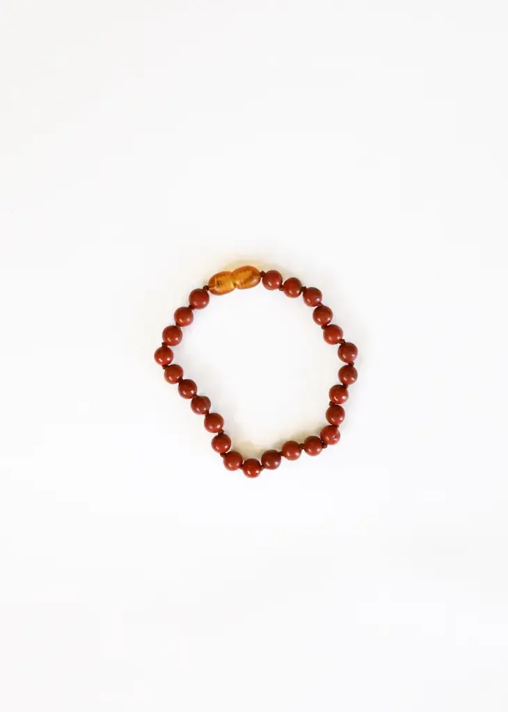 CanyonLeaf Anklet • Bracelet Pure Gemstone | Red Jasper