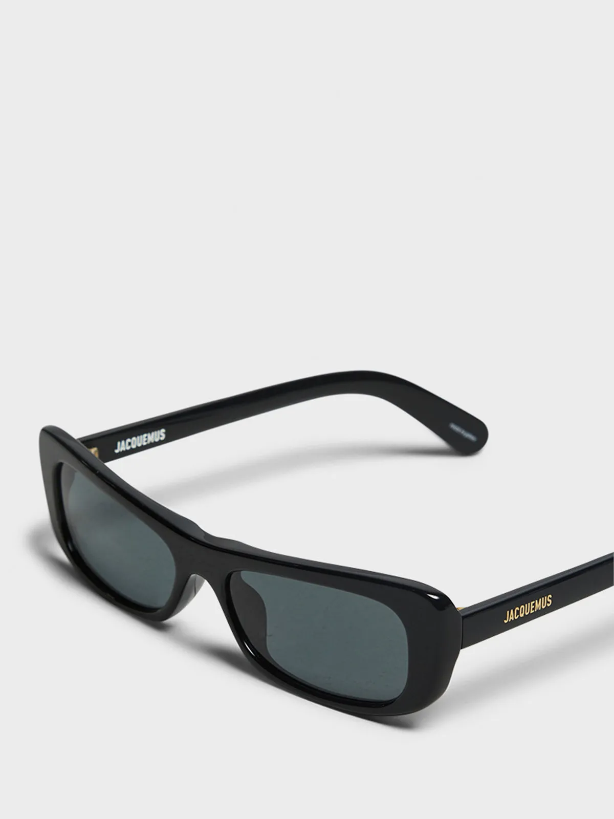 Capri Sunglasses in Black, Yellow Gold and Grey