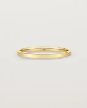 Chamfered Wedding Ring | 2mm