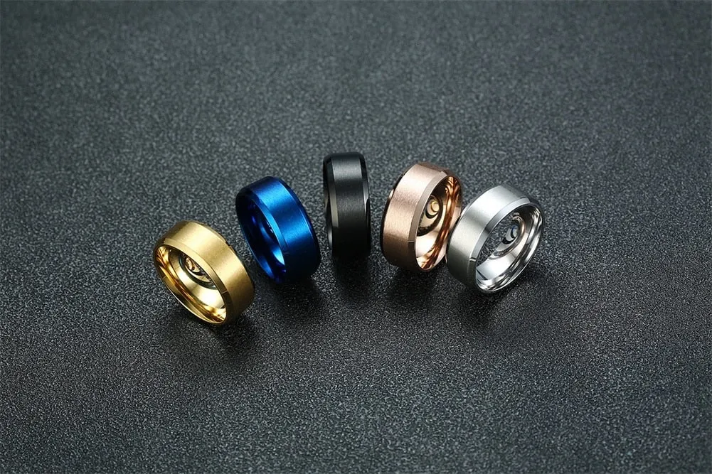 Classic Wedding Ring for Men Women Stainless Steel Jewelry 6mm And 8mm Width