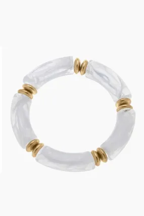 Clear Resin Stretch Bracelet