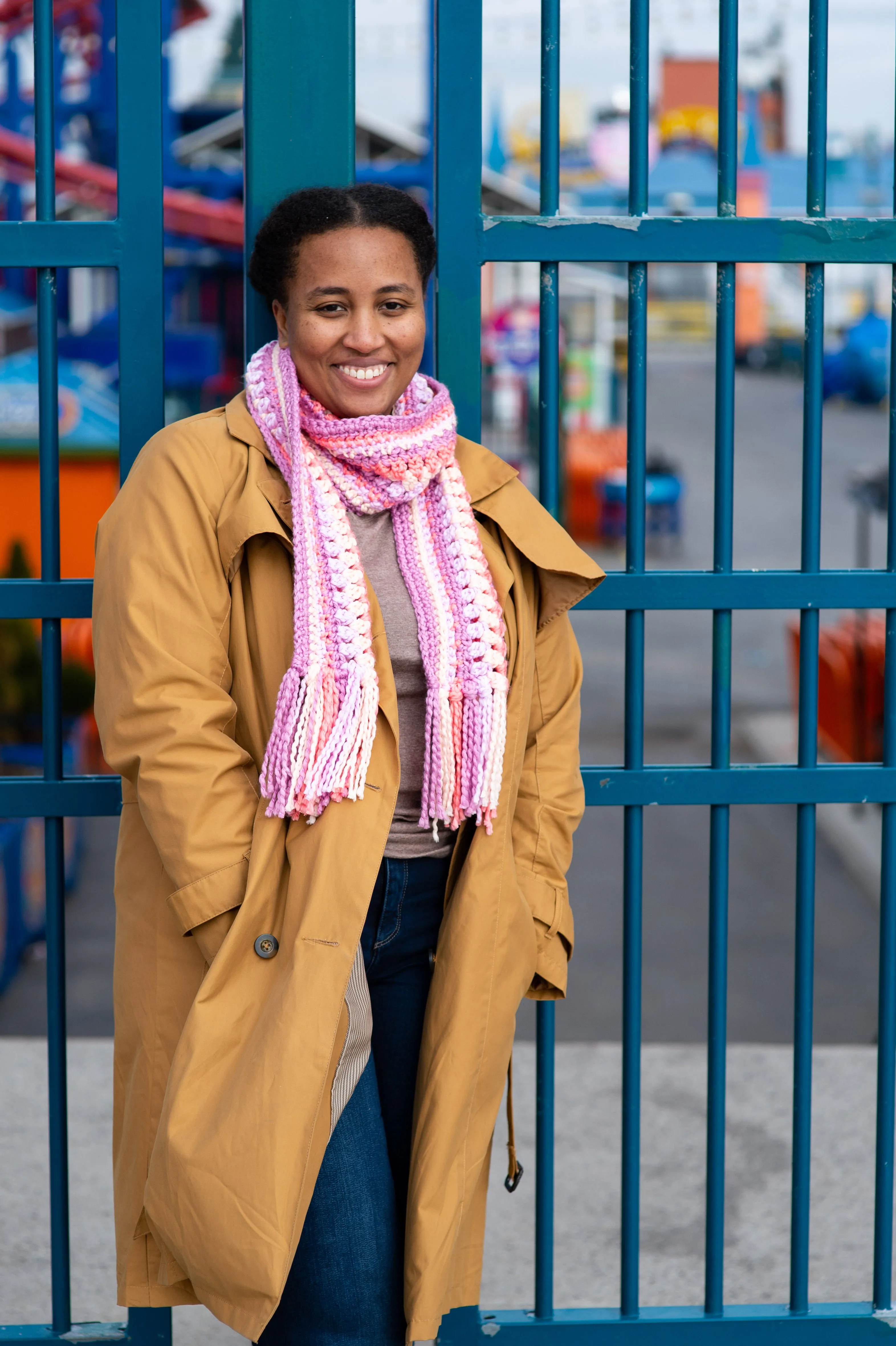 Cluster Crochet Scarf (Crochet)