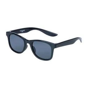 COCOSAND Classic Kids Sunglasses Square Frame UV 400 Protection, Age 4-10, Black