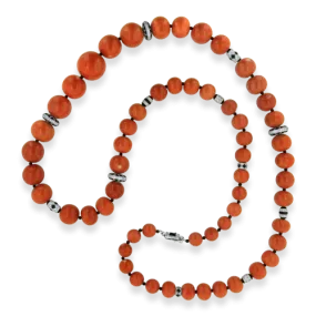 Coral Bead Necklace