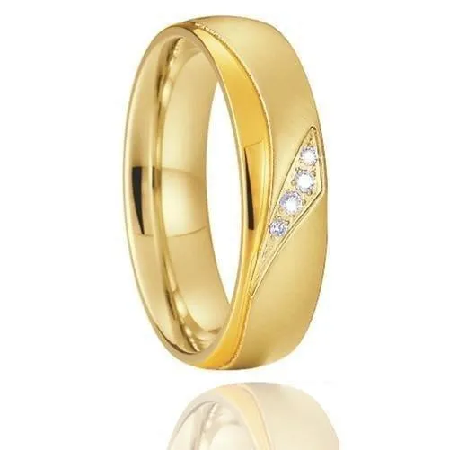 Couple Rings Gold Color