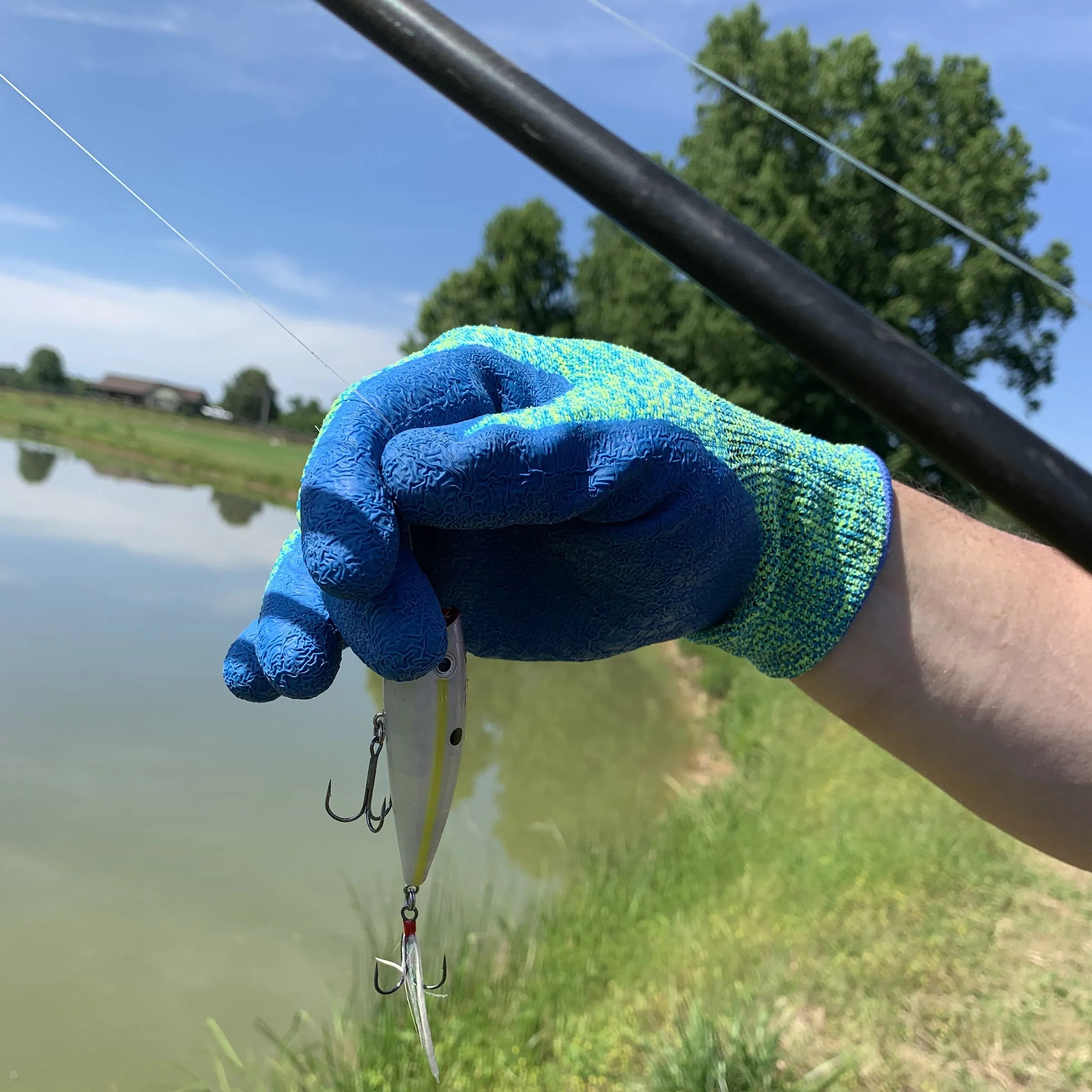 Cut-Resistant Fishing Gloves, ANSI Cut Level A4, For Fish Fileting