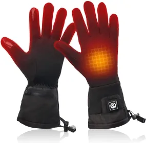 DAY WOLF Super Soft Thin Rechargeable Battery Glove Liners