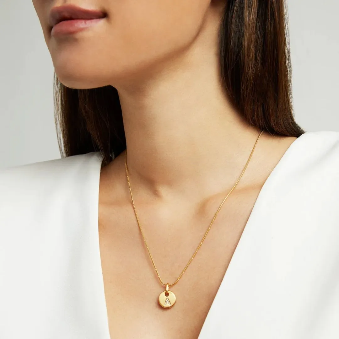 Dean Davidson Pavé Initial Necklace