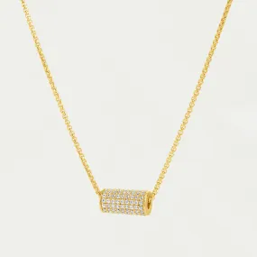 Dean Davidson Petit Pavé Mini Tube Necklace