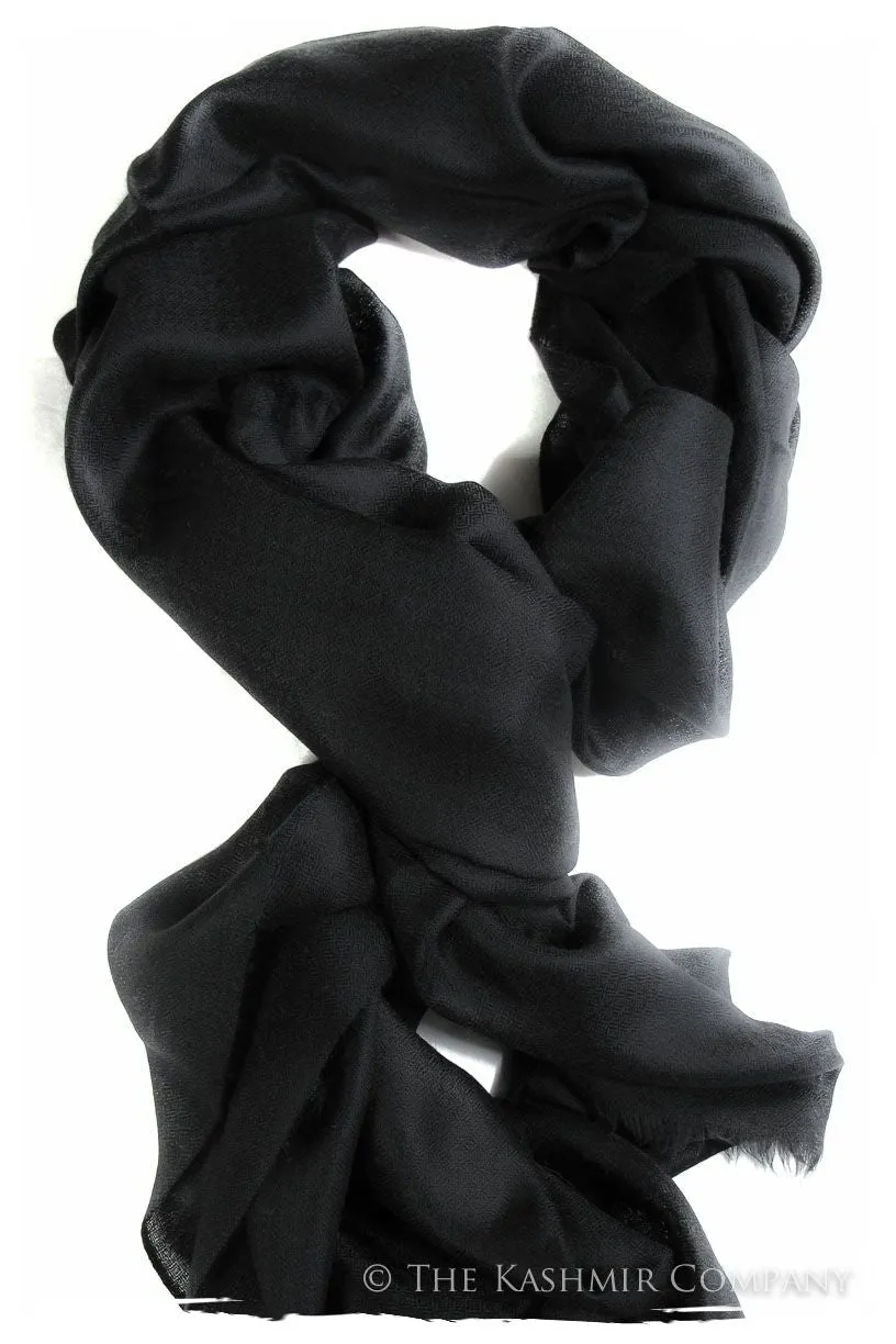 Ebony - Handloom Pashmina Cashmere Scarf