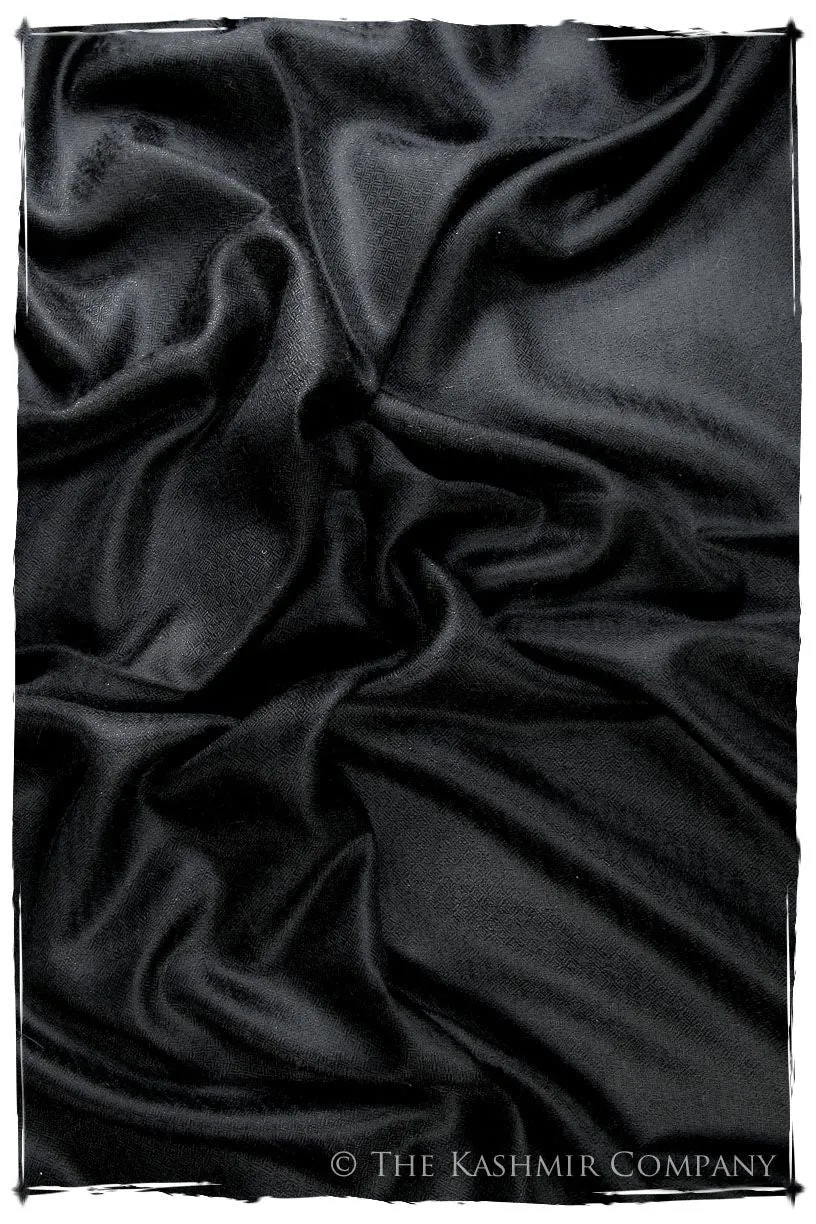 Ebony - Handloom Pashmina Cashmere Scarf