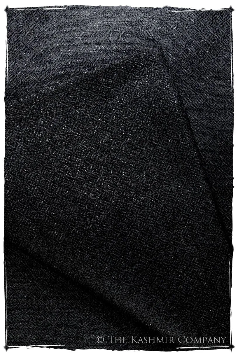 Ebony - Handloom Pashmina Cashmere Scarf