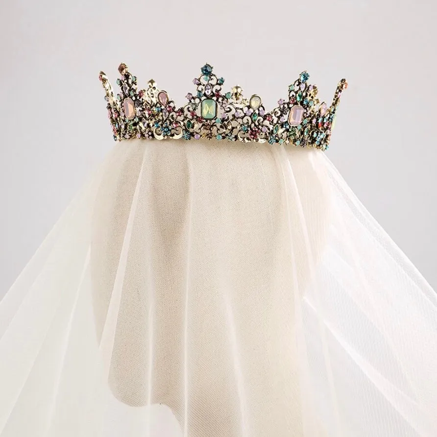 Fabulous Colorful Queenly Crown
