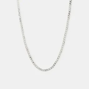 Flat Cuban Chain | Silver