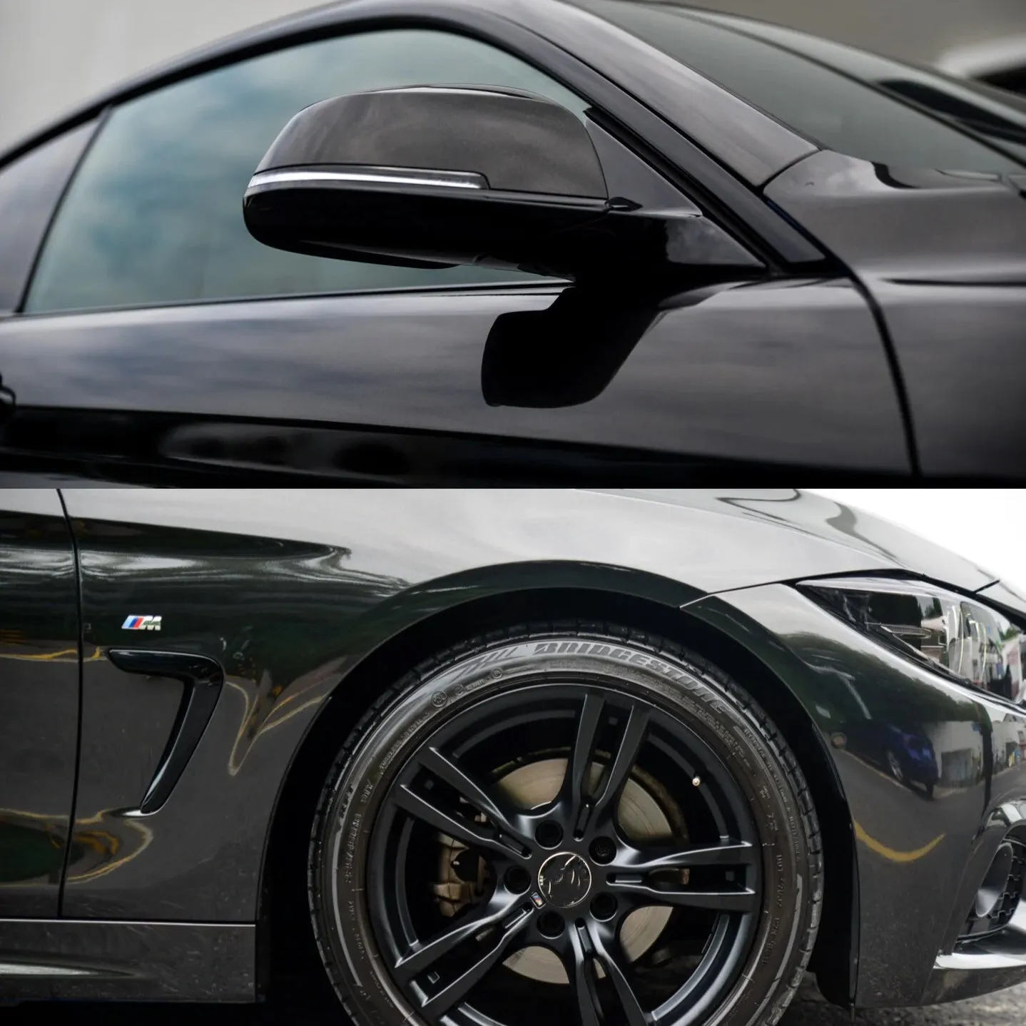 Gloss Metallic Metal Black Vinyl Wrap