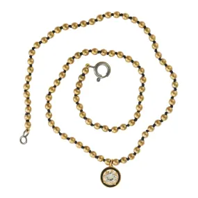 Gold Hematite White Topaz