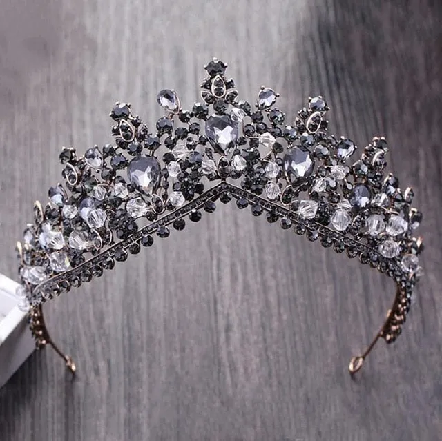 Gorgeous European Tiara in Grey